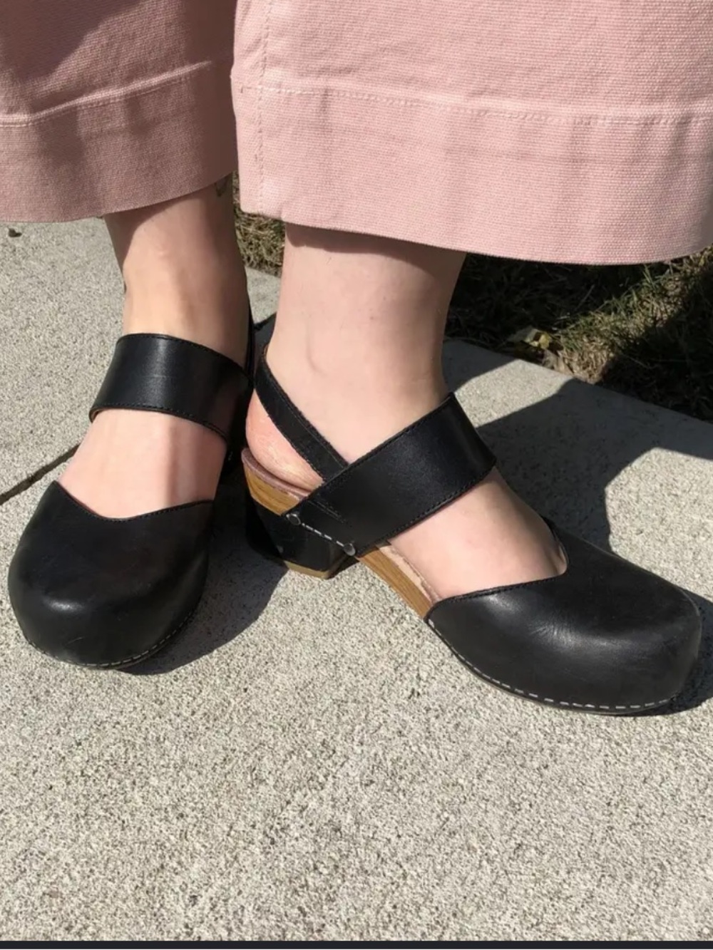 Dansko Malin Mary Jane Women’s Clog Heels and Buckle Strap